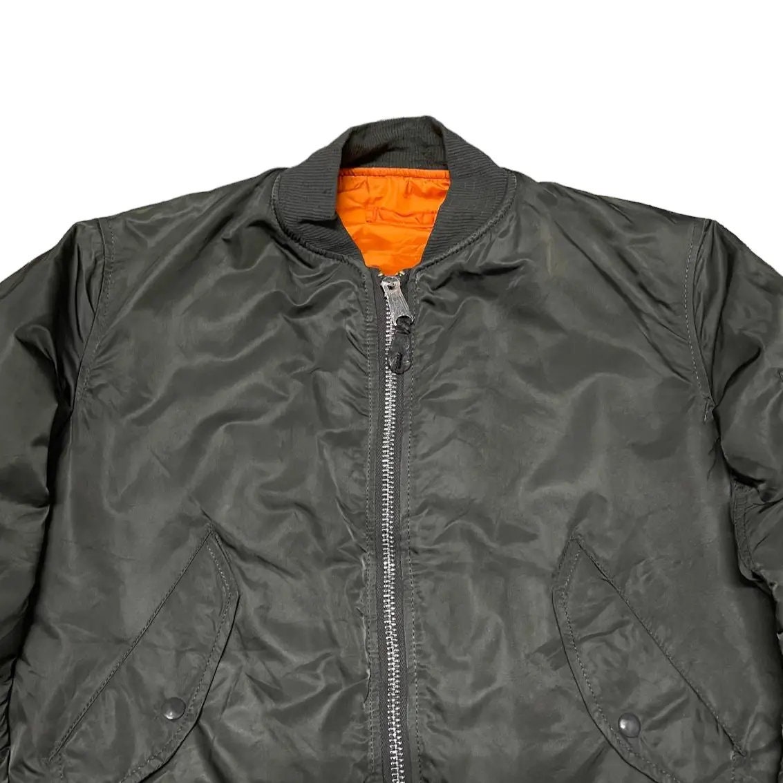 Vintage Alpha Industries Military Ma 1 Flight Bomber Jacket
