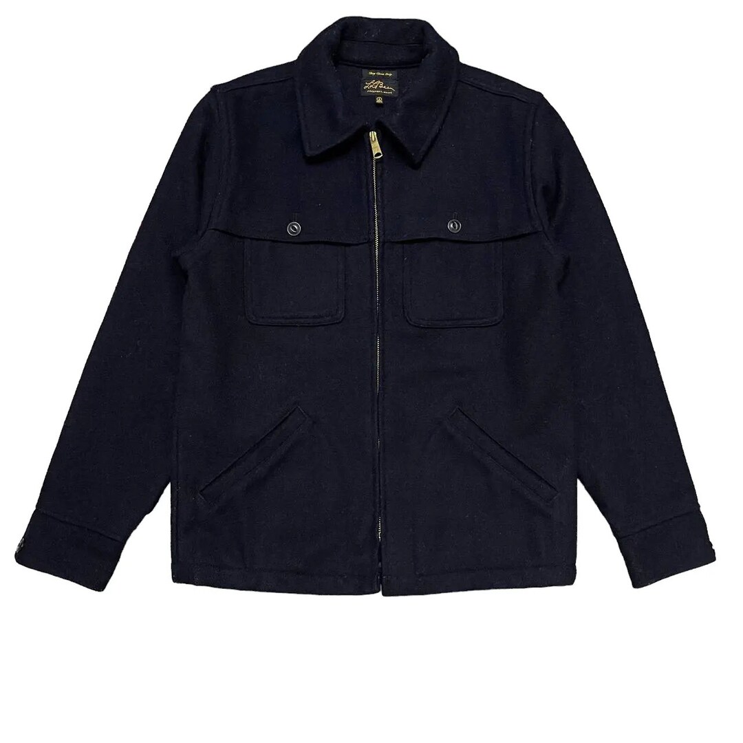 Vintage 60's L.l.bean Wool Zipper Jacket - Etsy