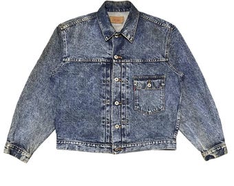 絶対一番安い Levis Vintage Big Etsy - XX 70702 Jacket Denim 1 Type Selvedge E ジャケット・アウター