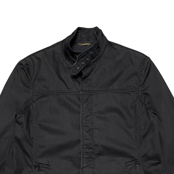 ジャケット・アウター 23SS y's Yohji Yamamoto NO COLLAR JACKET 60 Sulfurated Stand Collar Jacket by Yohji Yamamoto- La Garçonne