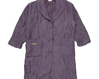 Vintage Celine Paris Silk Bathrobe