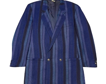 Vintage Versace Classic V2 Wool Long Coat Made in Italy Men's