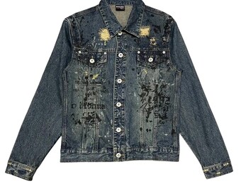 Vintage Bad Boy USA Jeansjacke im Used-Look