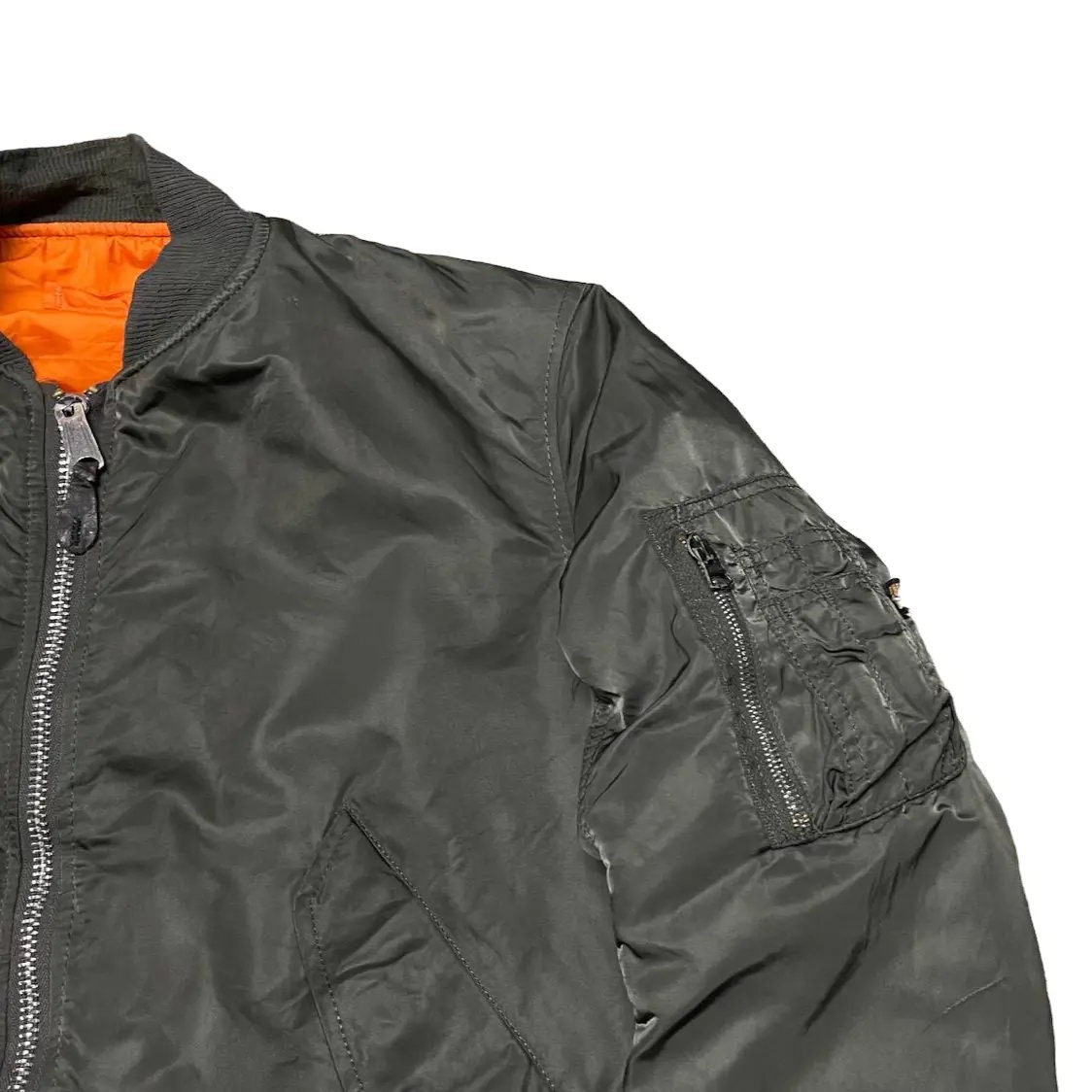 ジャケット・アウター [used] vintage ma-1 alpha industry Vintage Alpha Industries Bomber Made In USA | eBay