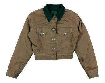 Vintage 90's Jean Paul Gaultier Wool Lined Cropped Jacket - Etsy
