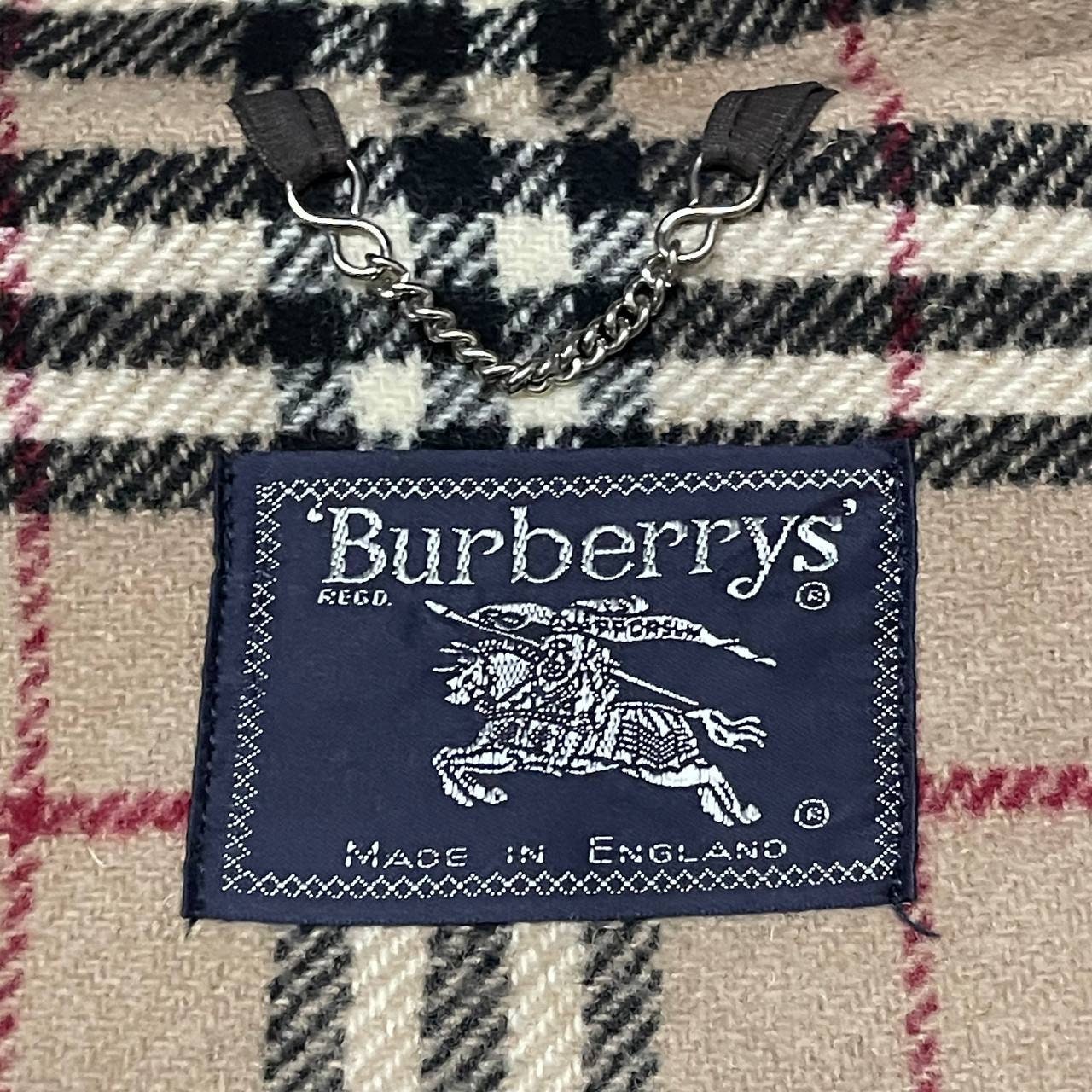 Duffle Coat by Burberry Wool Nova Check England Made - Etsy