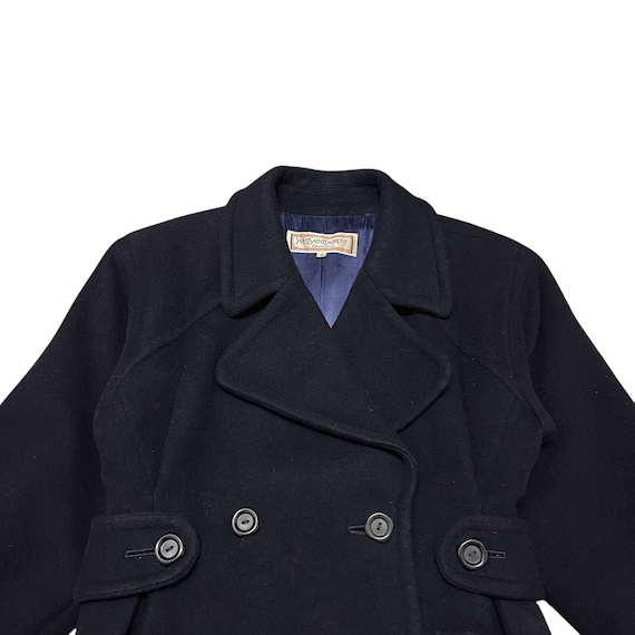 Vintage YSL Yves Saint Laurent Wool Long Coat - Etsy