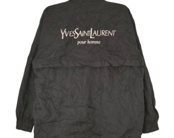 Vintage YSL Yves Saint Laurent Pour Homme Jacket Embroidery