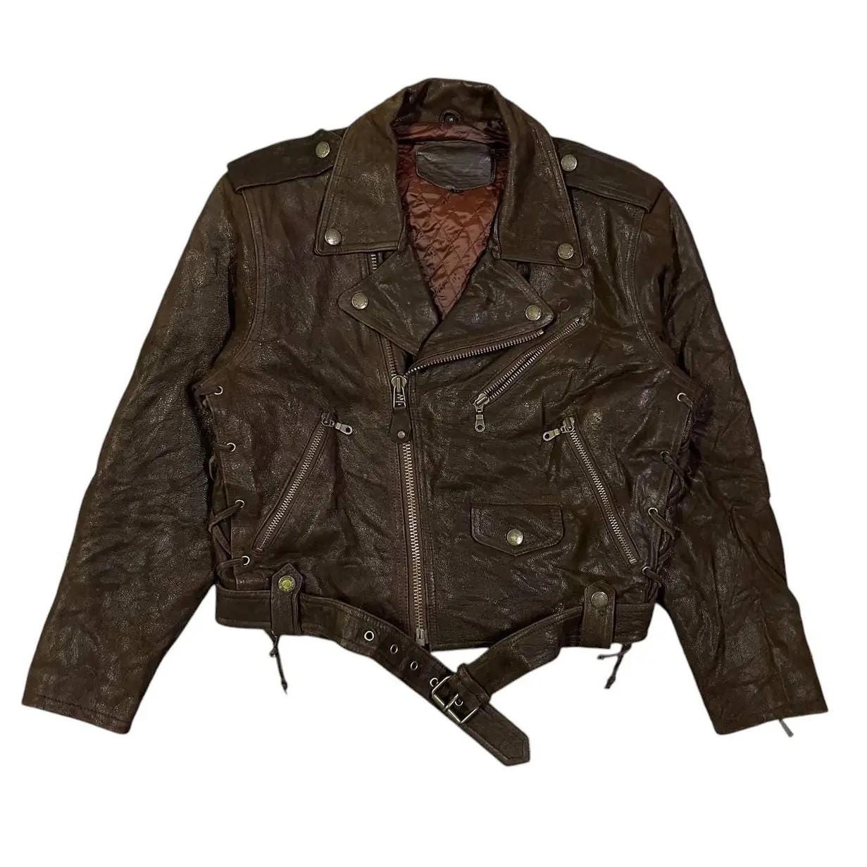 Wind Armor Leather Jacket - Etsy