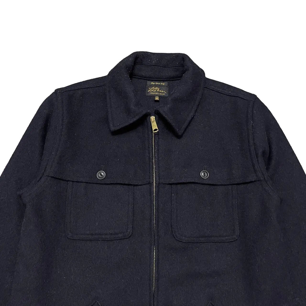 Vintage 60's L.l.bean Wool Zipper Jacket - Etsy