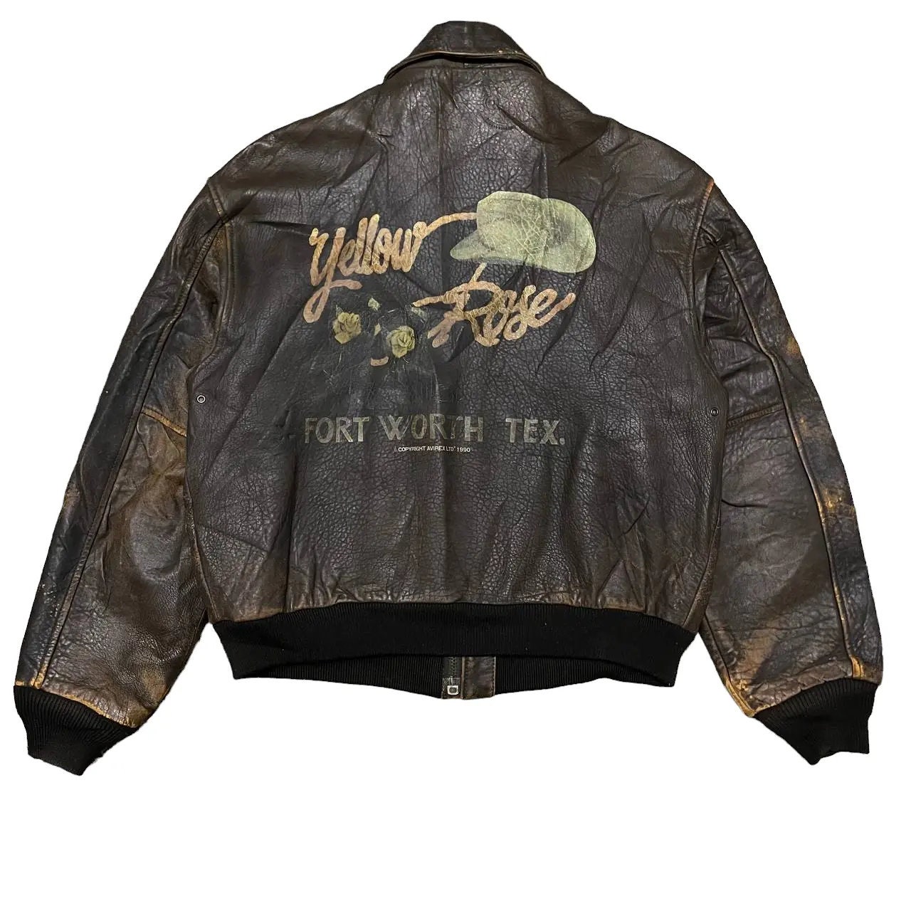 AVIREX ヴィンテージ A2 Leather Jacket TYPE A-2