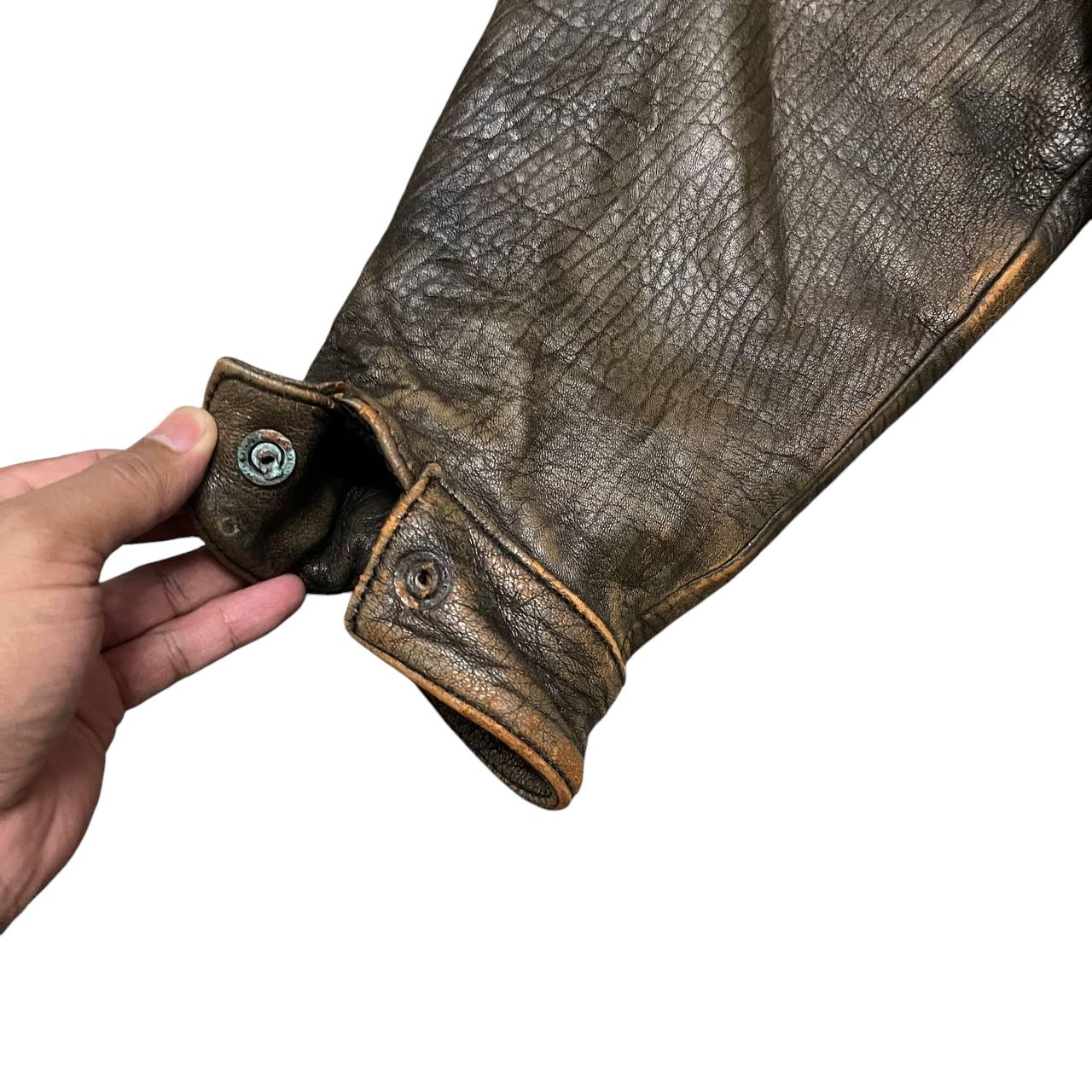 Vintage Houston Type MB-2 Leather Jacket - Etsy Israel