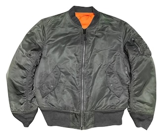 Vintage Alpha Industries Ma 1 Flight Bomber Jacket