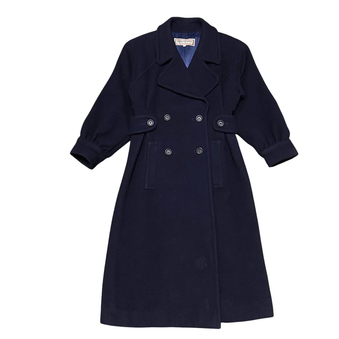 ジャケット・アウター Vintage Yves Saint Laurent wool coat Yves Saint Laurent YSL Vintage Men's Shearling Leather Coat