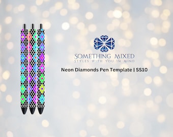 Neon Diamond SS10 | InkJoy Gel Pen Templates