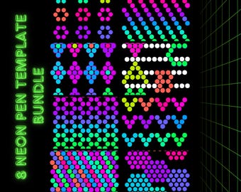 8 Neon SS10 | InkJoy Gel Pen Template