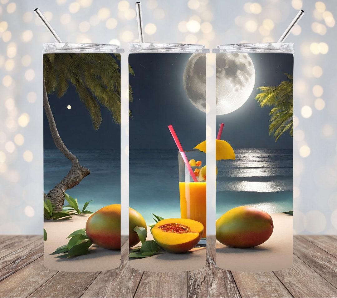 Mangos on the Beach Sublimation Transfer PNG Download Etsy