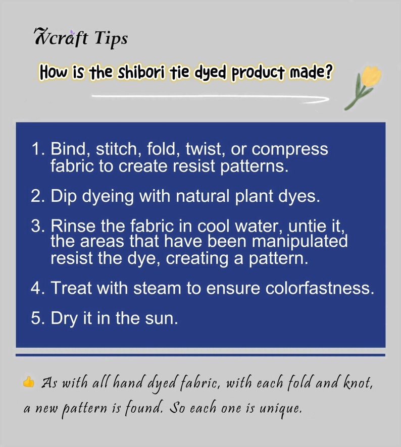 Tie Dye Canvas Tote Bag Handmade, Shibori Fine Cotton Shoulder Bag