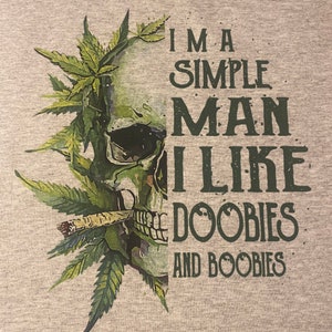 Doobies and boobies graphic tee