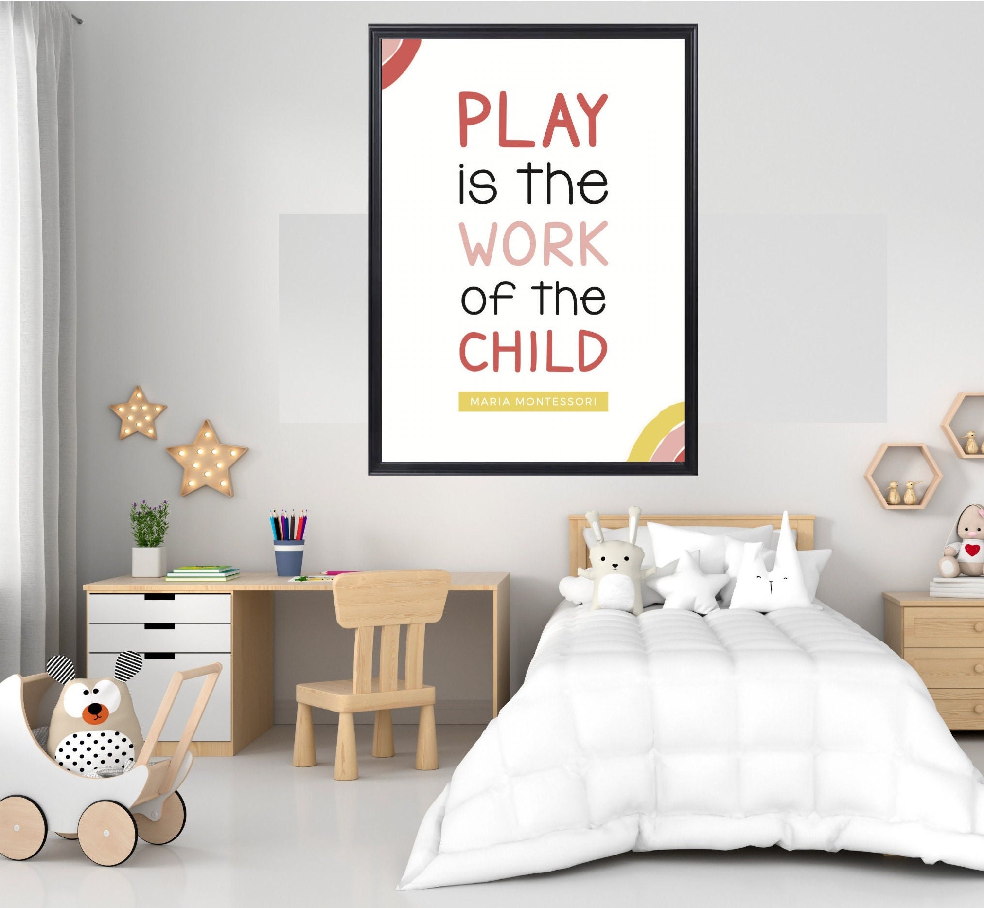 MARIA MONTESSORI QUOTE Development is a Series of Rebirths Poster for Sale  by TeyMank