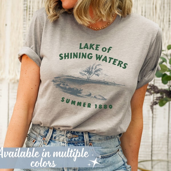Green Gable shirt,  inspired vintage style funny graphic tee. For book lovers and all readers.