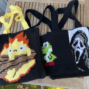 Bolsas de mano personalizadas de ganchillo