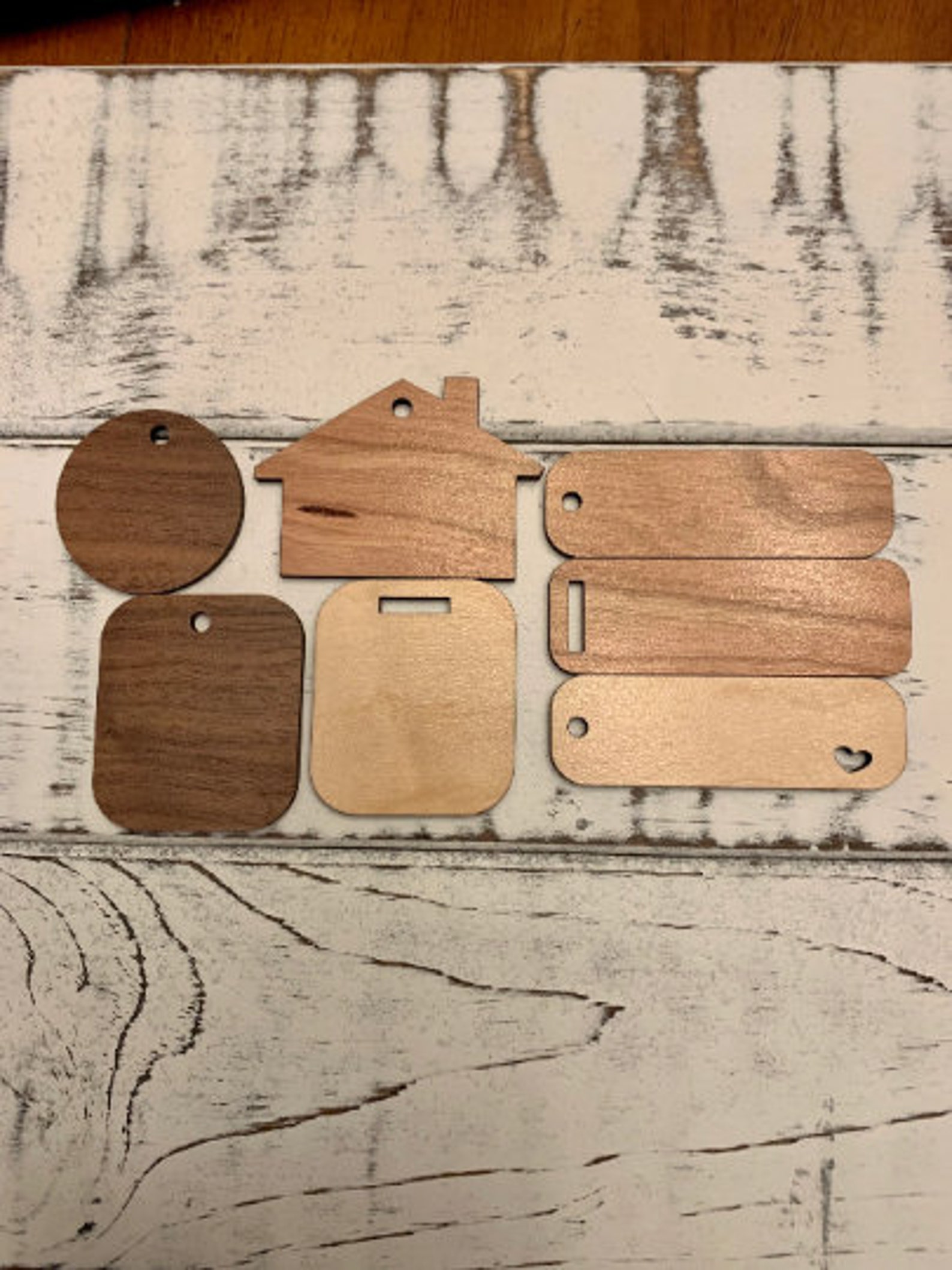 Keyrings Template Svg, Laser Cut File, Keychains Blanks Svg, Glowforge ...