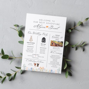Programme de mariage personnalisé