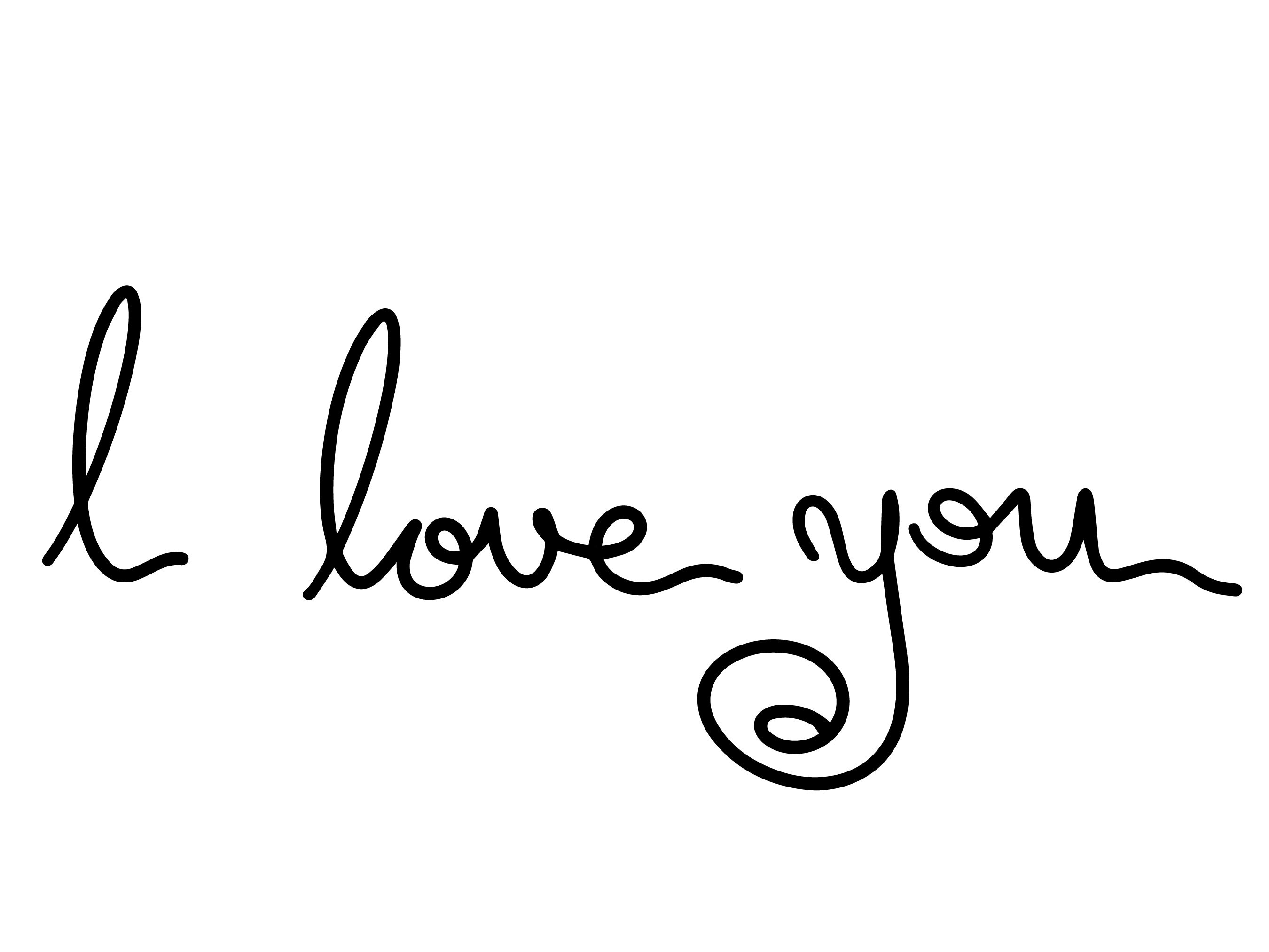 Love Note Cursive Love Written In Cursive