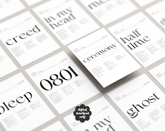 Stray Kids KARMA Lyrics Poster, Minimalist KPOP Wall Art (Digital Download)