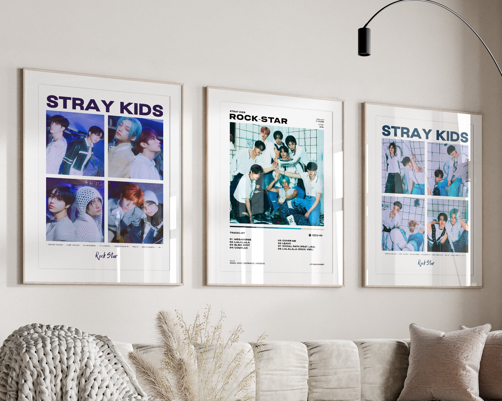 Stray Kids ROCK-STAR album cover Poster for Sale by lorienskz