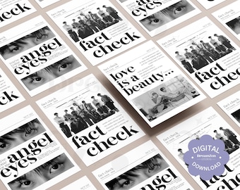 NCT 127 - Fact Check Poster, Nct Lyrics Poster, Printable Album Lyric Poster, KPOP Wall Decor, Aesthetic Nctzen Gift Art