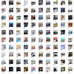 600+ KPOP Groups Posters, Kpop Girl Group, Boy Group, Digital Collage, K-Pop Wall Decor, Artist Singers Poster Prints, Digital Download