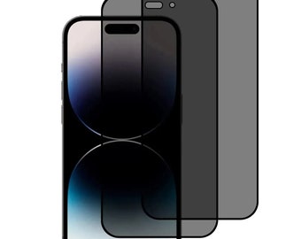 2x Panzerfolie Glas Blickschutz Displayschutz Für iPhone 15 14 13 12 11 Pro Max