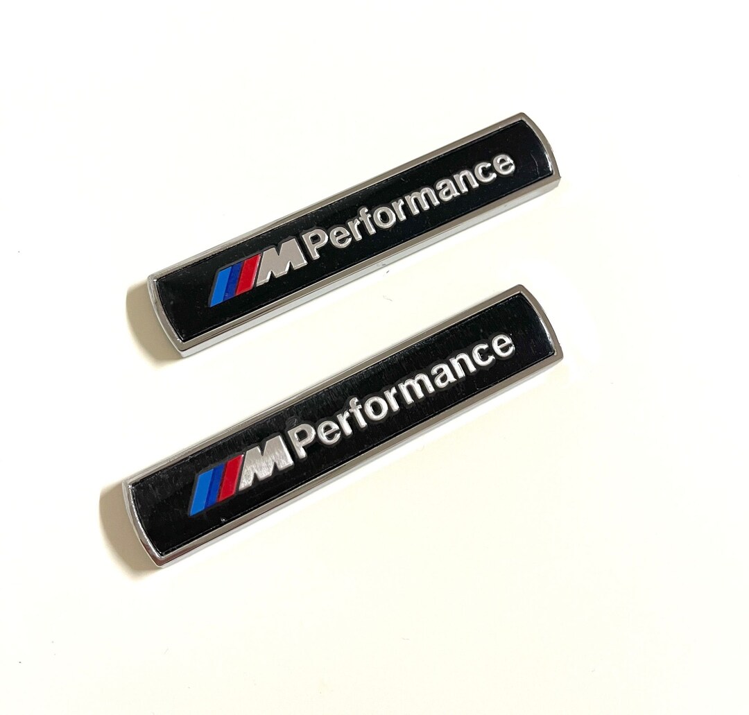 M Performance 2 Fender Badges Stickers Emblems Accessories New Etsy