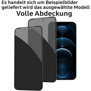 2x Panzerfolie Glas Blickschutz Displayschutz Für iPhone 15 14 13 12 11 Pro Max Bild 5