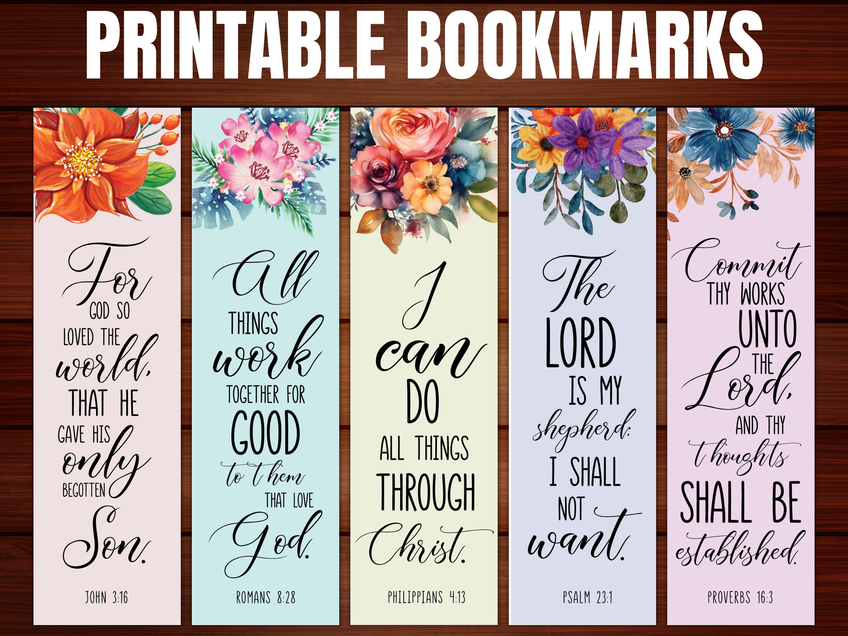 Printable Christian Bookmarks Printable Christian Bookmarks