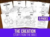 The 7 Days of Creation Posters Printables // Days of Creation ...