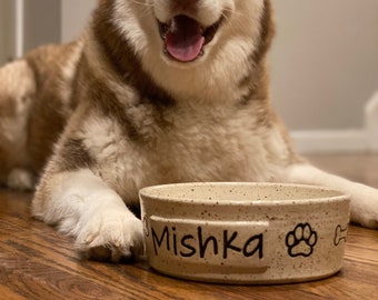 Custom Dog Bowl - Large (7 inch diameter)