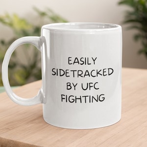 Personalisierte UFC Tasse, Geschenk für UFC Fan, leicht von UFC Kampf, Geschenk für Ufc Liebhaber, Mma Fighting, Ultimate Fighting Championship