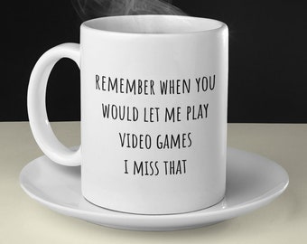 Video Game Mug, Gamer Mug, Video Gamer Gift, Gift for Gamer, Gamer Husband Gift, Gamer Husband Wife, Video Game Lover, Gift for Boyfriend