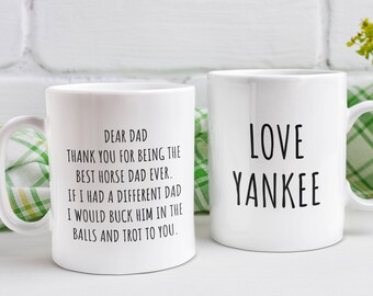 Personalisierte Pferde Tasse, Pferd Geschenke für Männer, Pferd Papa Geschenk, Pferdeliebhaber, Pferd Flüsterer, Lustiges Pferd Geschenk für Papa, Ihn, Benutzerdefinierte Pferdebecher