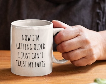 Lustiger Fartbecher, Fartbecher für Papa, Jetzt kann ich meinen Farnen nicht vertrauen, Farn Kaffeetasse, Farnbecher für Ihn, Ruhestand Geschenk