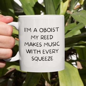 Personalisierte Oboe Tasse, Oboe Geschenk, Oboen Spieler Geschenk, Oboen Lehrer, Oboist Geschenk, Geschenk für Oboist, Holzblasen Musiker