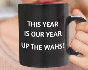 Personalized New Zealand Rugby League Mug, NZ Warriors Gift, Nrl Warriors, New Zealand Warriors Gift, Warriors Gift for Dad, Up The Wahs