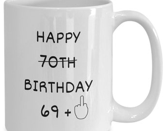 Divertido regalo de cumpleaños número 70, taza de cumpleaños número 70, regalo de cumpleaños número 70, regalos de cumpleaños de 70 años, feliz cumpleaños número 70, gag de cumpleaños número 70, 70 años