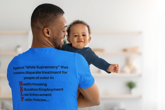 Effects of Discrimination/Racism Short Sleeve Tee| Urban| Ethnic| Black owned shop| Adult T-shirt| Gift| Birthday| Tshirt| T shirt| Awarenes