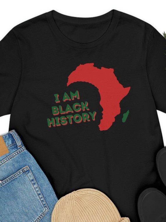 I Am Black History Unisex Short Sleeve Tee| Black owned shop