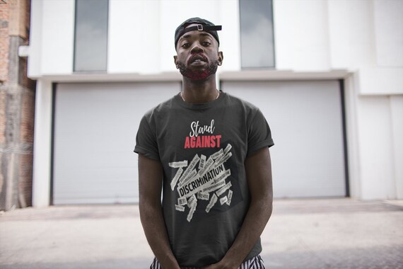Stand Against Discrimination Unisex Short Sleeve Tee| Black owned shop