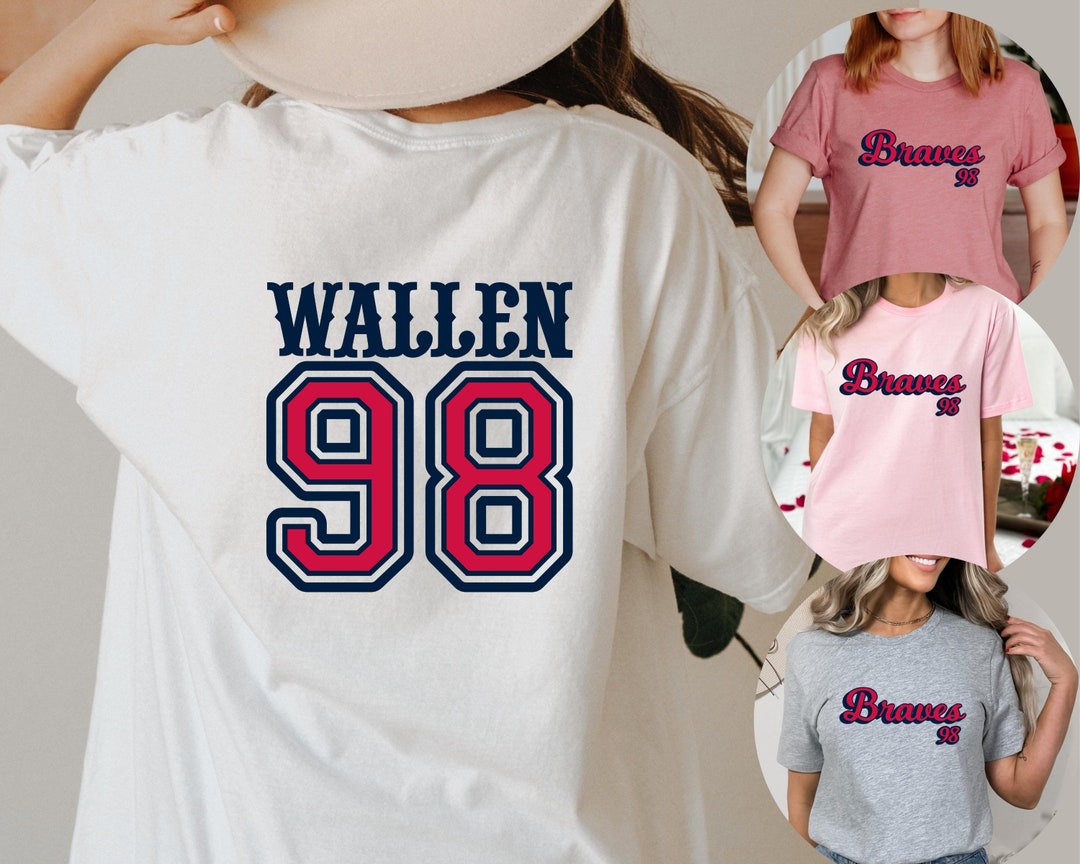 Wallen 98 Braves Shirt Wallen Western T-shirt Cowboy Wallen - Etsy
